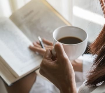 Koffie en boek