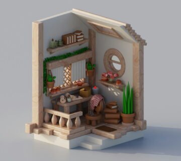 Een book nook bouwen