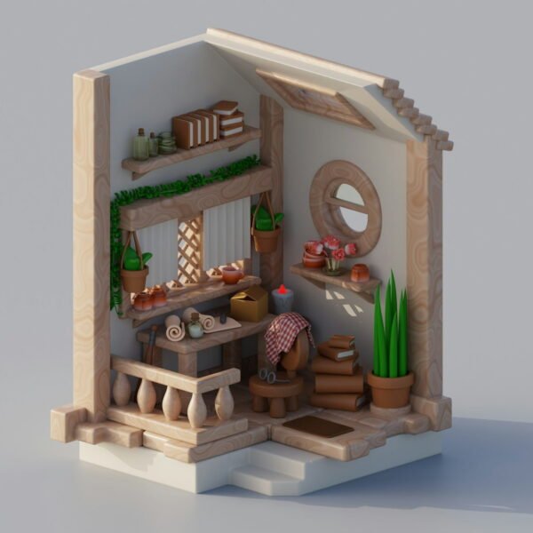 Een book nook bouwen