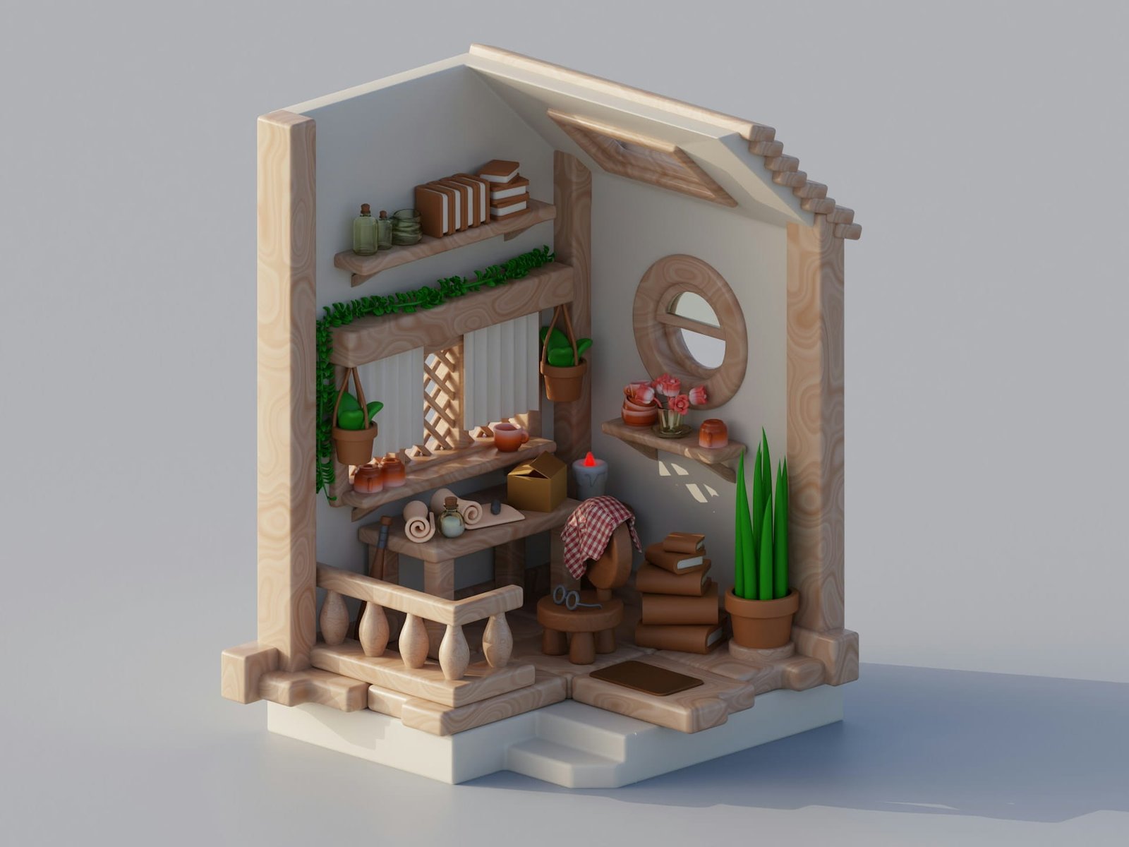 Een book nook bouwen
